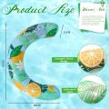 U Shaped Inflatable Swim Ring Pool Floatie Comfortable Neck & Back Support Floating Tube for Pool Beach Water Sports. 