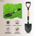 20 inch Heavy Duty Manganese Steel Wooden Long Handle Shovels Outdoor Spade Shovels for Digging Planting Gardening Tools. 