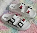 New Soft EVA Rubber Lightweight & Comfortable Buckle Sandals with Cute Charms for Girls & Womens Slippers.