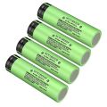 ৬ pic 18650 NCR18650B lithium rechargeable battery 2000 mah. 