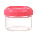 4Pcs Transparent Mini Plastic Sauce Bottle 35ML Reusable Seasoning Box Seasoning Jar For Student Office Workers Kitchen Tool.