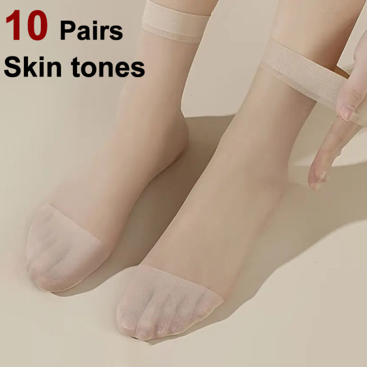 10/50/100%20Pairs%20Women%20Transparent%20Thin%20Socks%20Fashionable%20Versatile%20They%20Are%20Soft%20Comfortable%20Lightweight%20Breathable%20Casual%20Socks%20-%20Image%207