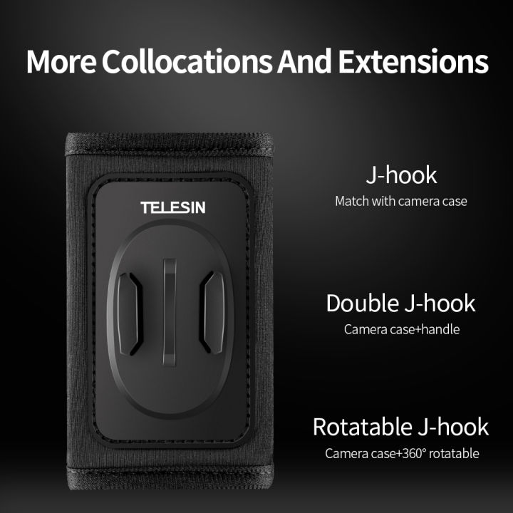 TELESIN%20360%C2%B0%20Rotate%20Buckle%20Double%20J-Hook%20Quick%20Release%20Backpack%20Shoulder%20Strap%20Mount%20for%20GoPro%20Hero%20Insta360%20DJI%20OSMO%20Action%20-%20Image%206