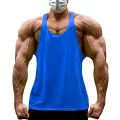 Summer Cotton Bodybuilding Muscle Stringer Tank Top Men Fitness Workout Y BACK Vest.