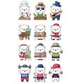 Kawaii Cute Animals A5 sticker UNCUT Sticker Sheet For Notebook Journals Water Bottle. 