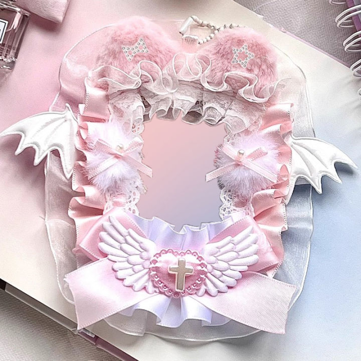 1Pc%20Lace%20Bat%20Wings%20Photo%20Card%20Holder,%20Anime%20Character%20Merchandise,%20Guka%20Display%20Card,%20Celebrity%20Fan%20Club%20Otaku%20B8%20Small%20Card,%20Otaku%20Ita%20Bag%20Decoration%20Card%20Holder%20-%20Image%205