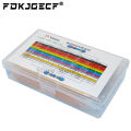 600PCS/LOT 1/4W Metal Film Resistor Kit 1% Resistor Assorted Kit Set 10 -1M Ohm hm Resistance Pack 30 Values each 20 pcs. 