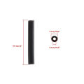4Pcs Left Right Sun Visor Repair Tubes for Jeep For Wrangler For JK 2007 to 2017 Replacement Kit for Vehicle Visor Repair.