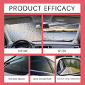 Car Glass Oil Film Remover Powerful Windshield Cleaner Sponge Cleaning Brush Water Spots Stain Removal Auto Detailing Clean Tool. 