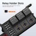 DaierTek 12V Relay Box 6 Way Relay Fuse Box 12 AWG Pre-wired Waterproof Relay Box 6 Slot ATC/ATO Fuse Relay Block for Car Marine. 