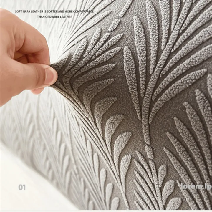1pc%20Jacquard%20Bed%20Headboard%20Cover%20Solid%20Color%20Elastic%20Bed%20Head%20Slipcover%20Leaves%20Printed%20All-inclusive%20Bed%20Backrest%20Cover%20Bedroom%20-%20Image%203