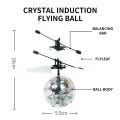 Colorful Mini Shinning LED Drone Light Crystal Ball Induction Quadcopter Aircraft Drone Flying Ball Helicopter Kids Toys. 