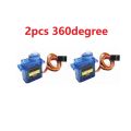 2/5/10/20pcs SG90 Servo Motor Micro 9g 180 360 Degree Mount SG90 Kit Without Metal Gear Pro RC Car Toy Airplane Arduino DIY. 
