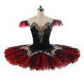 Black Red Professional Tutu La Esmeralda Performance Ballet Tutu Platter Pancake Tutu Dress Girls Kids Ballerina Party Costume. 