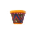 Mini Pots for Plants - Flower Pots - Hand-Painted Clay Planter - Clay Pots - Decoration Pieces for Drawing Rooms - Unique Artistry for Your Home or Garden. 