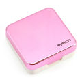 High Quality Reflective Contact Lens Case with Mirror Color Contacts Lenses Container Cute Travel Kit Box. 