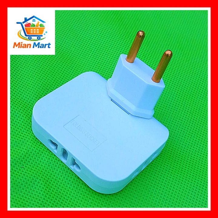 3 In 1 Universal Switch Rotating Wall Socket Shoe for Multipurpose Use ...