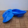 Plastic Bed Pan Device Smooth Contour Shape Heavy Duty Bed Pan for Bedridden Bed Potty (Size: Length 14 inche) - Pack of 1 PIECE.