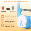 Electric Automatic Interactive Cat Toy USB Rechargeable Fluttering Butterfly Feather Wand for Indoor Enrichment And Stimulation.