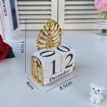 Creative Calendar Mini DIY Desktop Calendar Office Desktop Decoration Holiday Decoration Calendar Flip Date Table Calendar Decor


1899. 