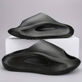 Men's Cloud Slides, Casual Non Slip Slippers, Open Toe Shoes For Indoor Outdoor Beach Shower, Spring And Summer. 