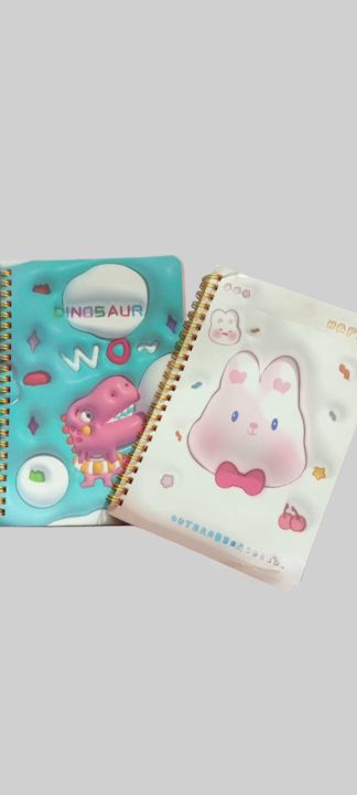 cute printed papers diary for kids girls boys