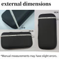 Tempered Glass Screen and Game Storage Bag for TRIMUI Smart Pro S Zipper Carry Bag EVA Hard Handbag Game Accessories 1/4 IN1.