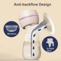 Portable Electric Breast Pump Breast Pump with LED Screen Milk Puller for Breastfeeding Low Noise 180ml Milk Bottle BPA-free. 