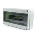 IP65 Waterproof Distribution Box HT-5/8/12/15/18/24 Way ABS Plastic Material Transparent Visual Window Wall-mounted Outdoor Use. 