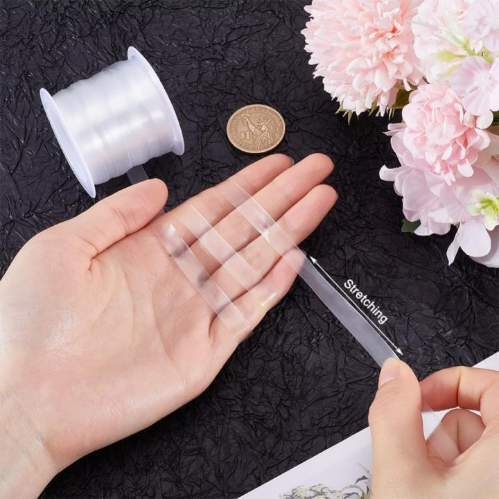 11%20Yards%20Clear%20Elastic%20Strap%20Roll%208mm%20Wide%20Lightweight%20Transparent%20Invisible%20Stretchy%20Bra%20Strap%20Band%20for%20DIY%20Shoulder%20Bra%20Linger%20-%20Image%203