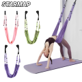 Adjustable Aerial Yoga Strap Pull Rope Women Hammock Stretch Leg Splits Trainer Female Gym Belt Swing Stretching Fitness. 