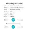 20/10cm Ultra Short USB Type C Cable 3A Male USB A to Male Type-C Data Wire Cord for Samsung Huawei Xiaomi Fast Charging Cable. 