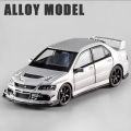 1:32 Mitsubishi Lancer Evolution Ninth Super Racing Metal Alloy Diecast Car Model Outdoor Collection with out stand  . 