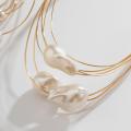 Imitation Pearl Big Hoop Earrings for Women Layered Large Circle Earrings 2020 Fashion Jewelry Trendy Wedding Earing Korean Girl. 