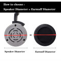 R Ear Pads For Headphones Covers Sponge Leather Foam Cushion 40mm 50mm 55mm 60mm 65mm 70mm 75mm 80mm 85mm 90 95 100 105mm 110mm. 