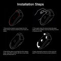 Mouse Skates Mouse Feet Mice Feet Smooth Glass Wireless Gaming Mouse feet Replacement for Razer DeathAdder V3 Pro. 