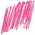 Aomily 14pcs/Set Sculpture Sugar Modeling Cutter Smoother Polymer Clay Mold Fondant Flower Gum Paste Decorating Pen Tool Kit. 