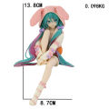 Anime Figure Wedding Dress Action Figures Kawaii Swimsuit Vocaloid PVC Collectible Model Toys Girl .