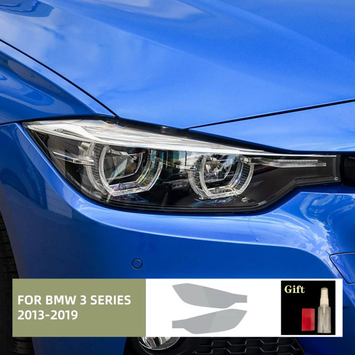 For BMW 3 Series F30 2013 2014 2015-19 Invisible Car Wrap TPU Film Headlight Tint Protective Layer Scratch Resistant Accessories