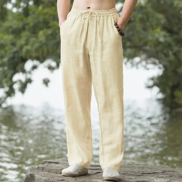 New%20Men's%20Beach%20Pants%20Joggers%20Fashion%20Cotton%20Linen%20Sweatpants%20Casual%20Pants%20Hawaiian%20Vacation%20Loose%20Spring/Summer%20Long%20M-4XL%20-%20Image%207