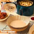 Air Fryer Disposable Paper Liners - FERN & HAVEN Air Fryer Parchment Paper - Nonstick, Grease and Waterproof Parchment Sheets for Airfryer, Instant Pot, and Convection Oven. 