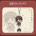 Anime Bungo Stray Dogs Dazai Osamu Nakahara Chuuya Figure Keychain Acrylic Key Ring Bag Pendant Decorative Props Accessories.