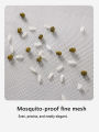 Large Mosquito Netting Rolls - 200*800cm - Breathable & Transparent Nano PP Mesh, Insect-Resistant Screen for Windows & Doors.