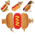 Funny Halloween Dog Costumes Hot Dog Shaped Dachshund Sausage Adjustable Clothes Pet Apparel Dressing Up Cat Party Costume Suit. 
