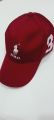 Quality polo logo meroon colour ajestable cap. 