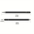 2pcs Capacitor pen For mobile phone Pad Magnetic pen cap dual purpose fiber cloth head touch capacitor pen For ipad pro air.