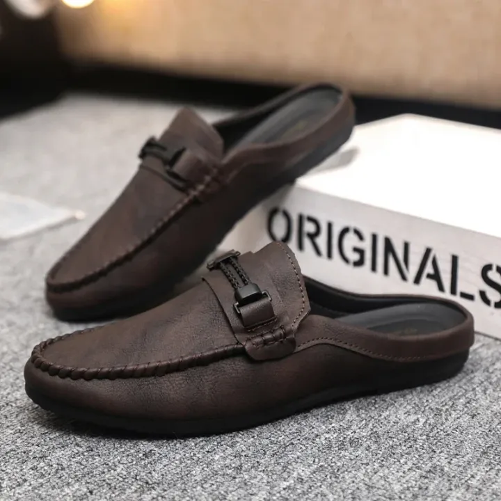 Leather%20Men%20Half%20Slippers%20Summer%20Breathable%20Mens%20Casual%20Shoes%20Slip-on%20Lazy%20Driving%20Shoes%20Comfortable%20Walking%20Loafers%20Moccasins%20-%20Image%202