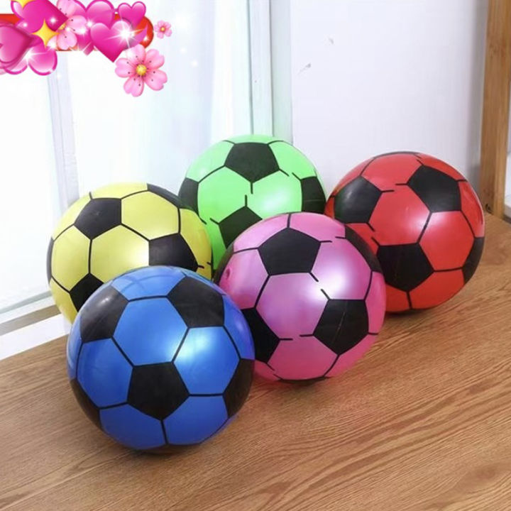 1PC Children Soccer Ball PVC Inflatable Hand Pat Football Sports Match