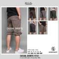 ⚡GW⚡9722 men's shorts three quarter Cotton solid color 21.5-22.5 inches size 30-38 Goodwin brand. 