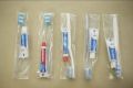 pack of 5  pocket toothpaste and brush. 